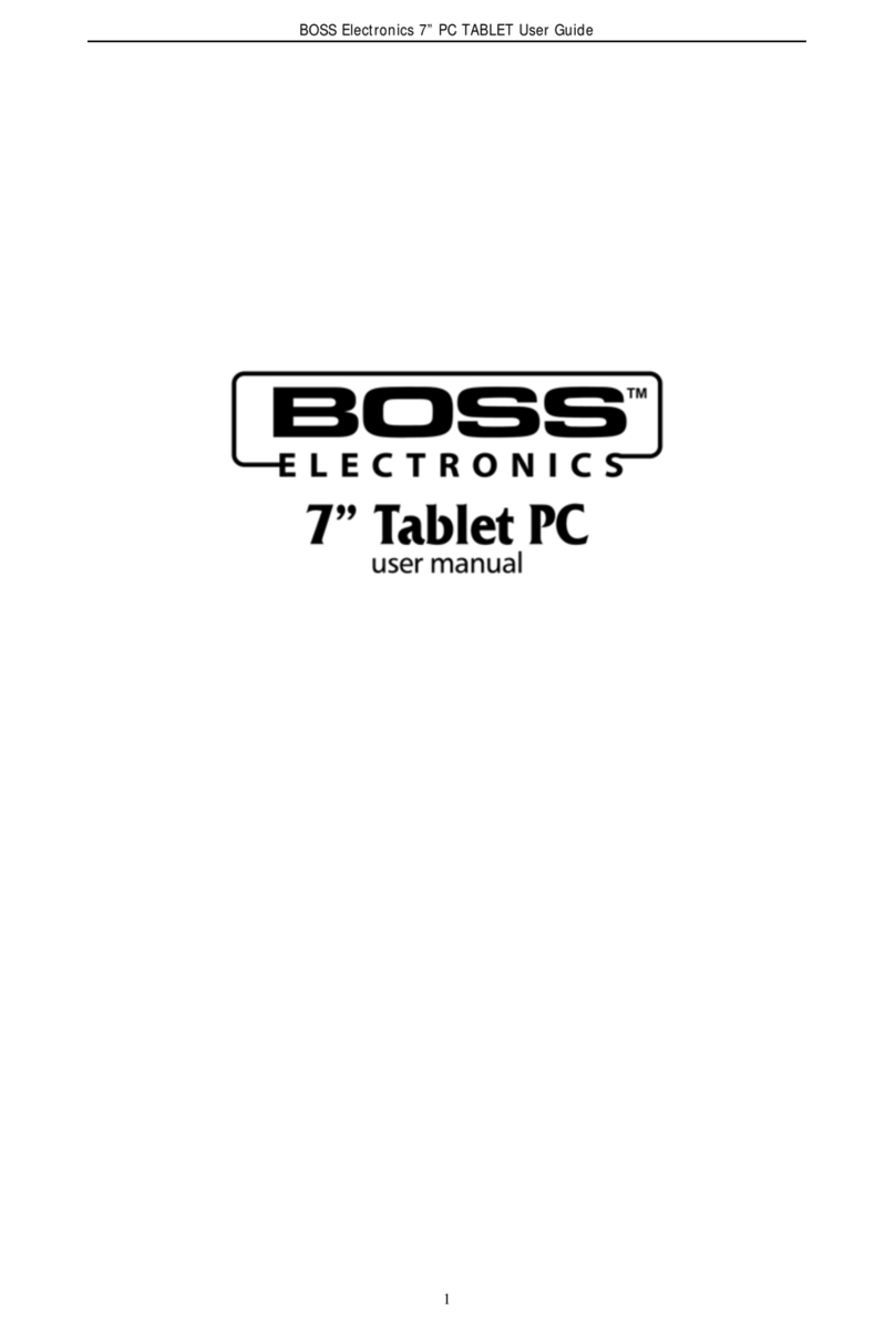 BOSS Electronics 7" user manual
