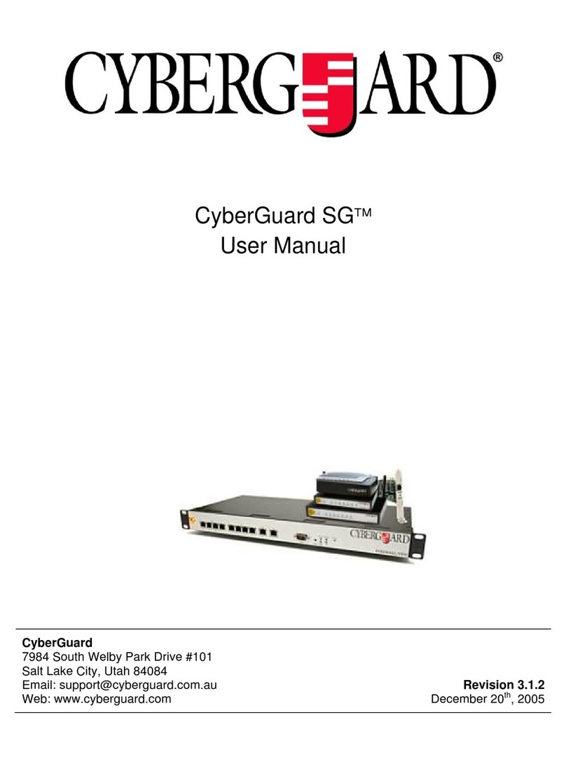 CyberGuard SG300 user manual