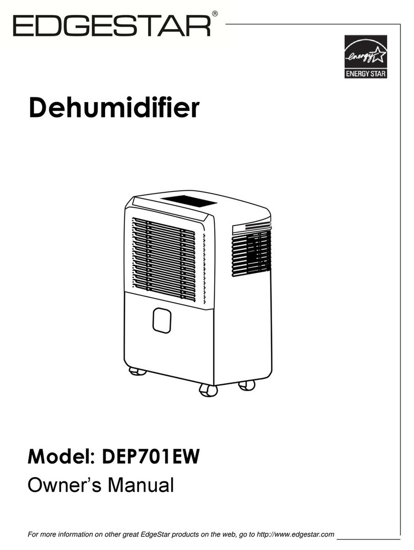 EdgeStar DEP701EW owner's manual