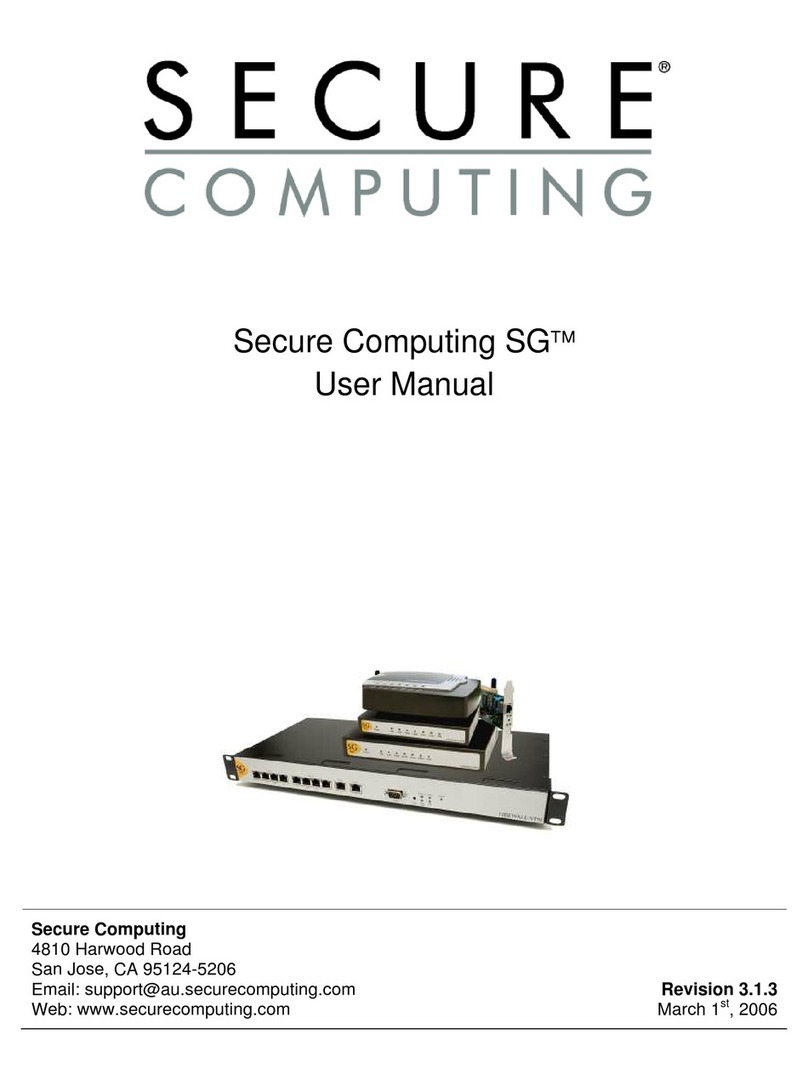 Secure Computing SG300 user manual