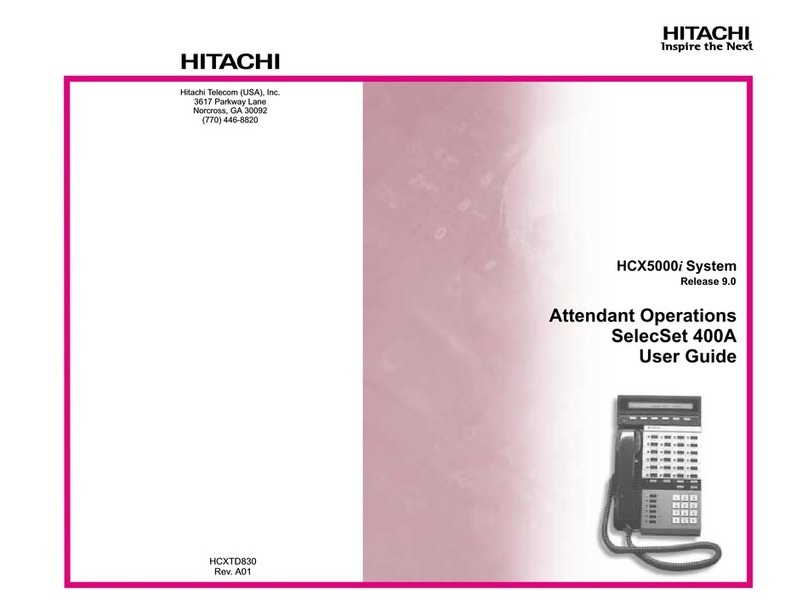 Hitachi SelecSet 400A user guide
