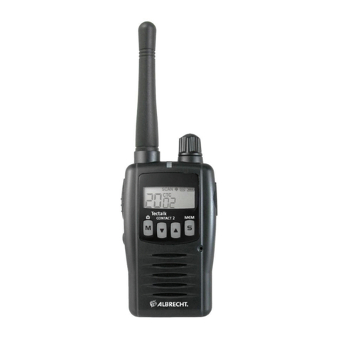 Albrecht PMR 446 User manual