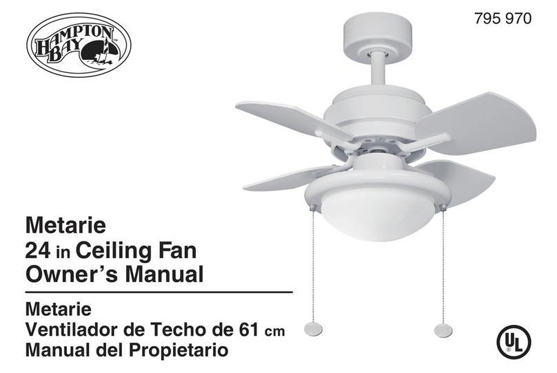 HAMPTON BAY Metarie 795-970 User manual