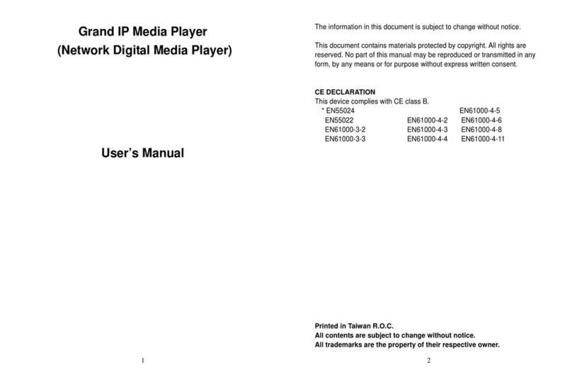 GrandTec Grand User manual