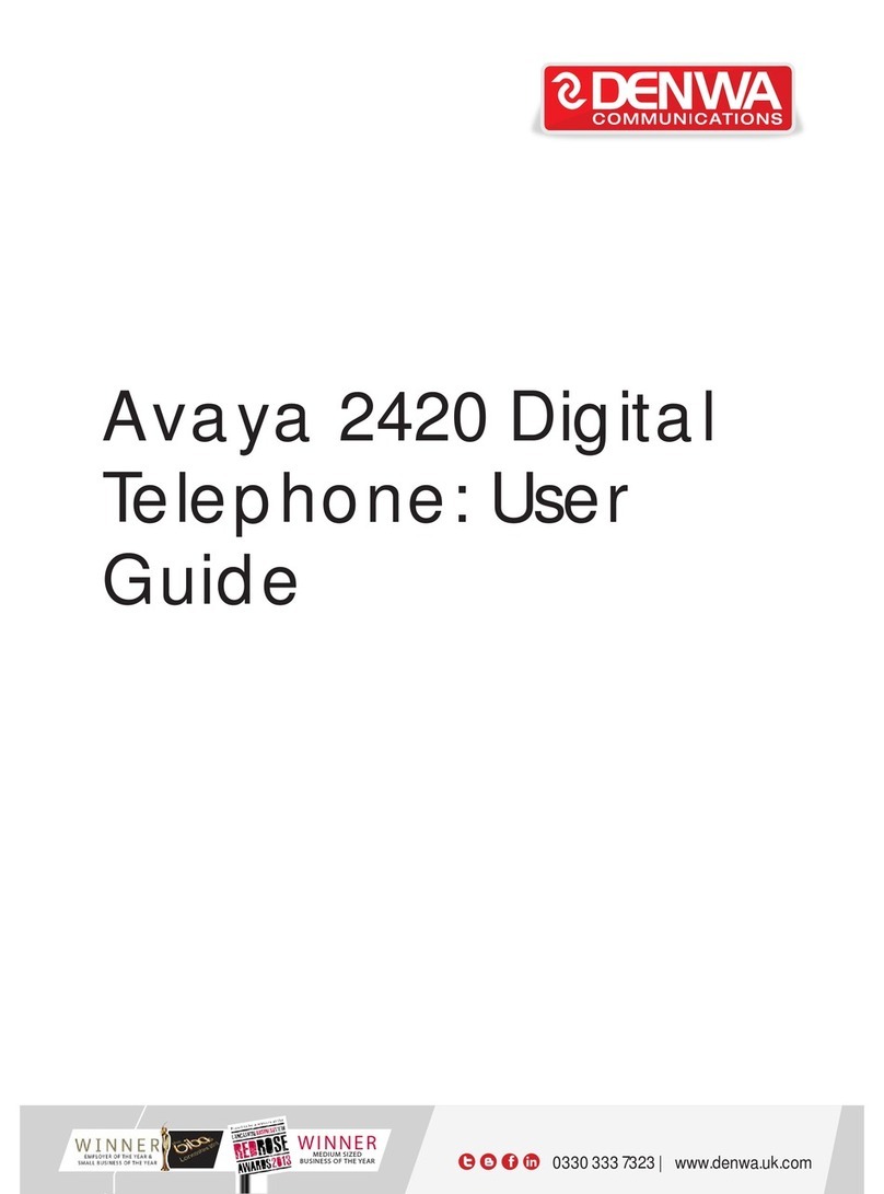 Avaya IP OFFICE 2420 User manual