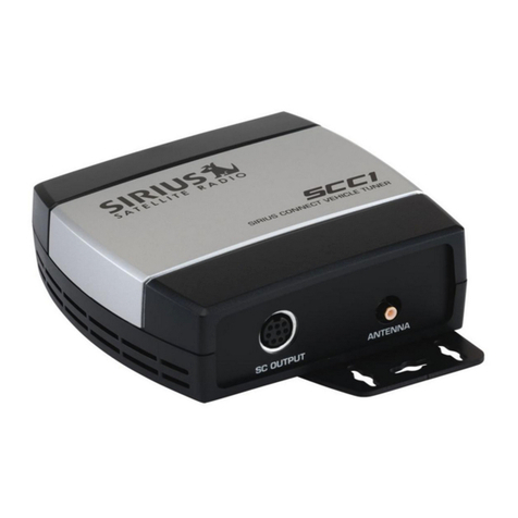 Sirius Satellite Radio SiriusConnect SCC1BL user guide