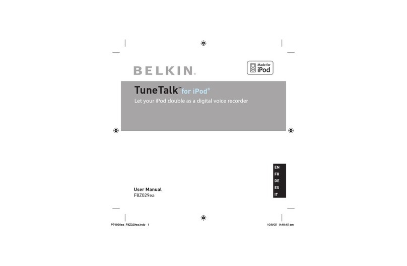 Belkin TuneTalk F8Z029ea user manual