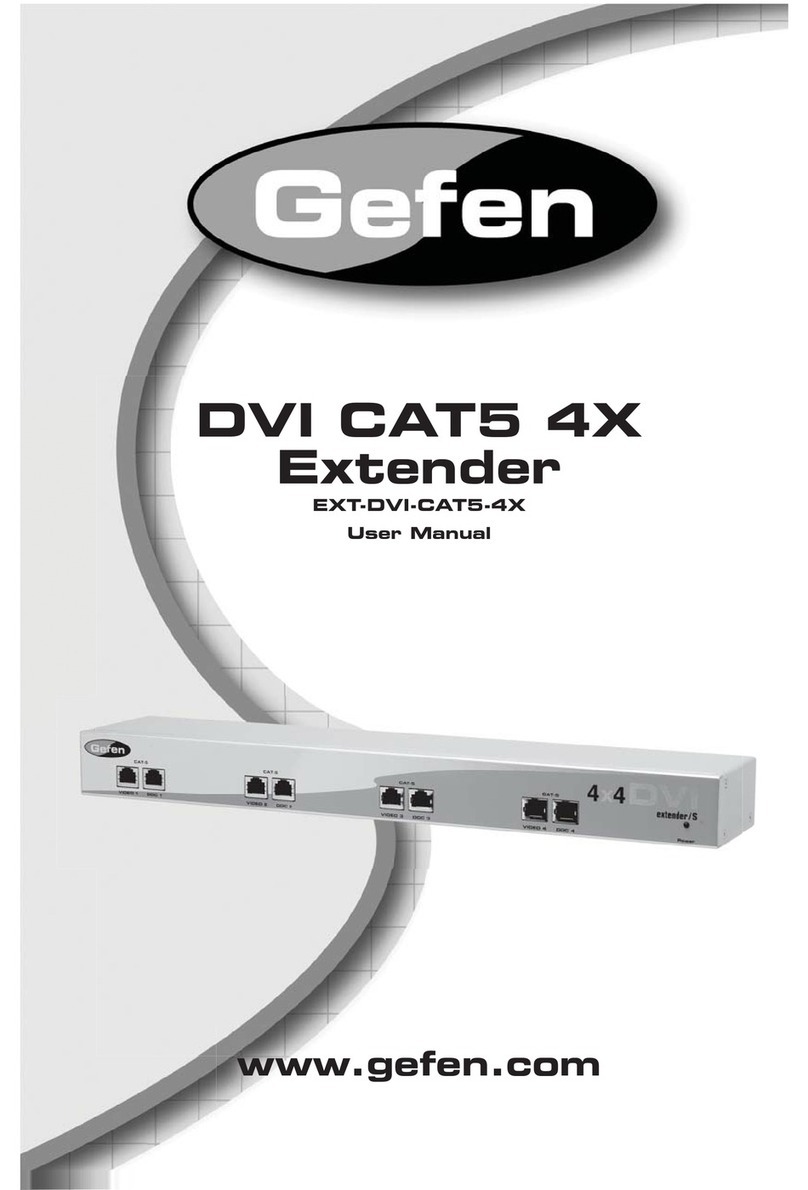 Gefen EXT-DVI-CAT5-4X User manual