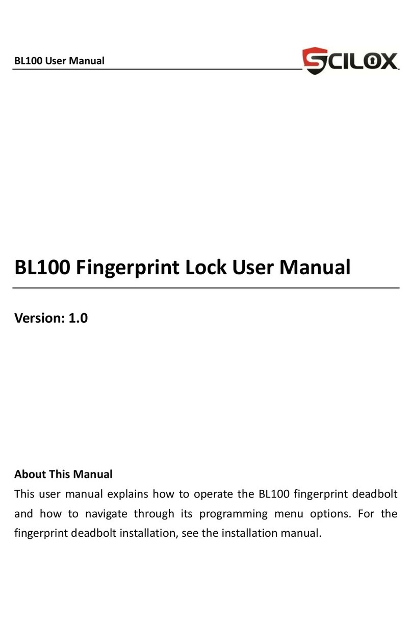 Scilox BL100 User manual