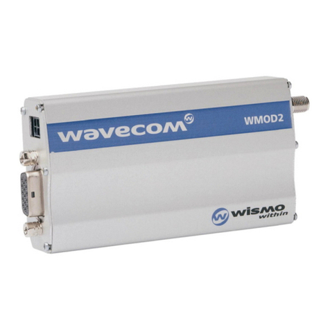 Wavecom WMOD2B User manual Wavecom WMOD2B User manual
