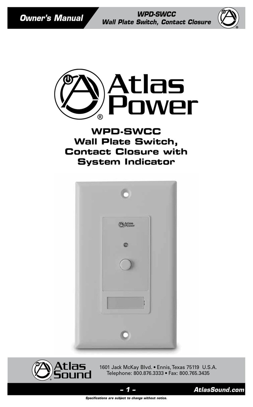 Atlas WPD-SWCC User manual
