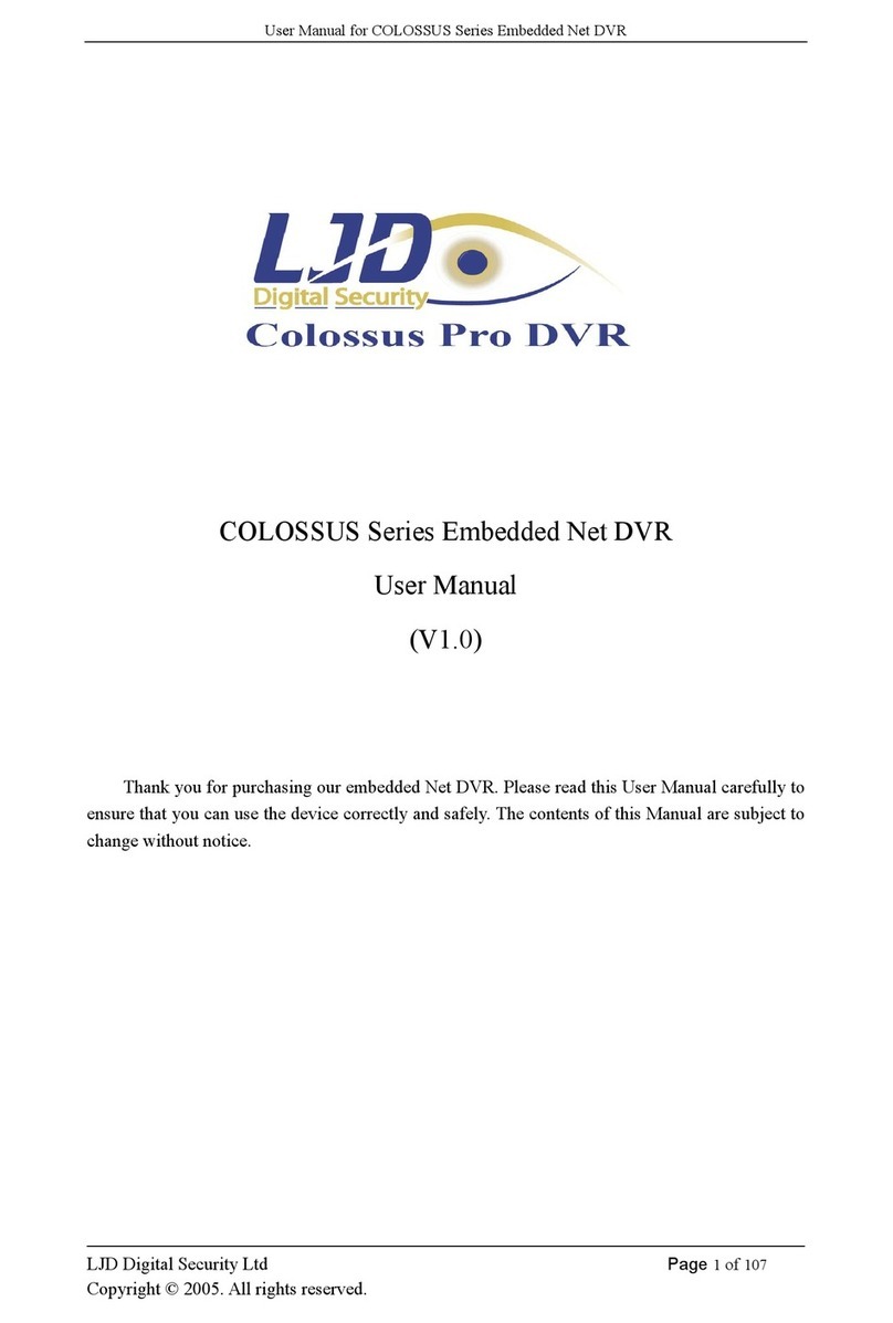 LJD Digital Security Colossus Pro user manual