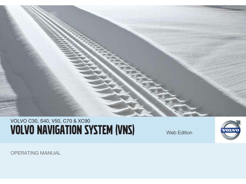 Volvo VOLVO NAVIGATION SYSTEM (VNS) operating manual