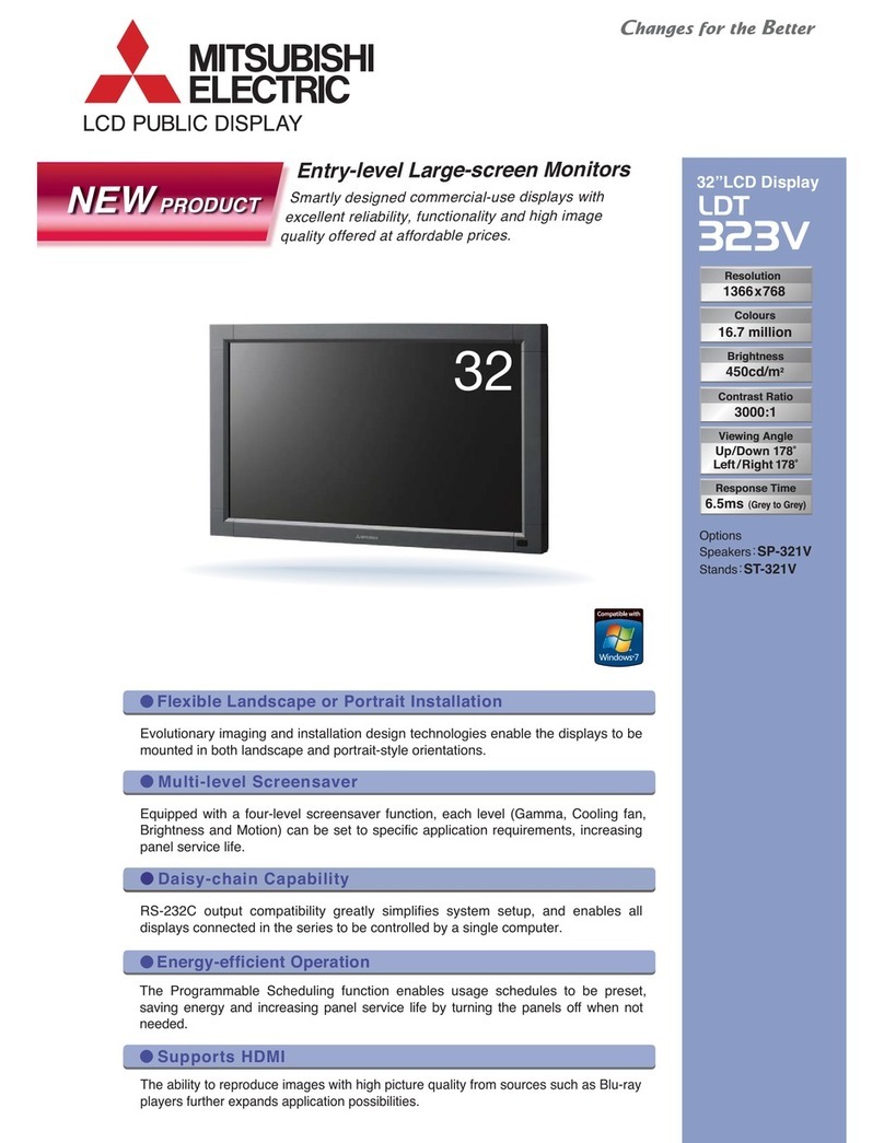 Mitsubishi Electric LDT323V User manual