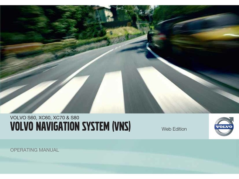 Volvo VOLVO NAVIGATION SYSTEM (VNS) operating manual