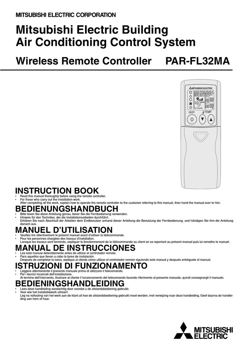 Mitsubishi Electric PAR-FL32MA User manual