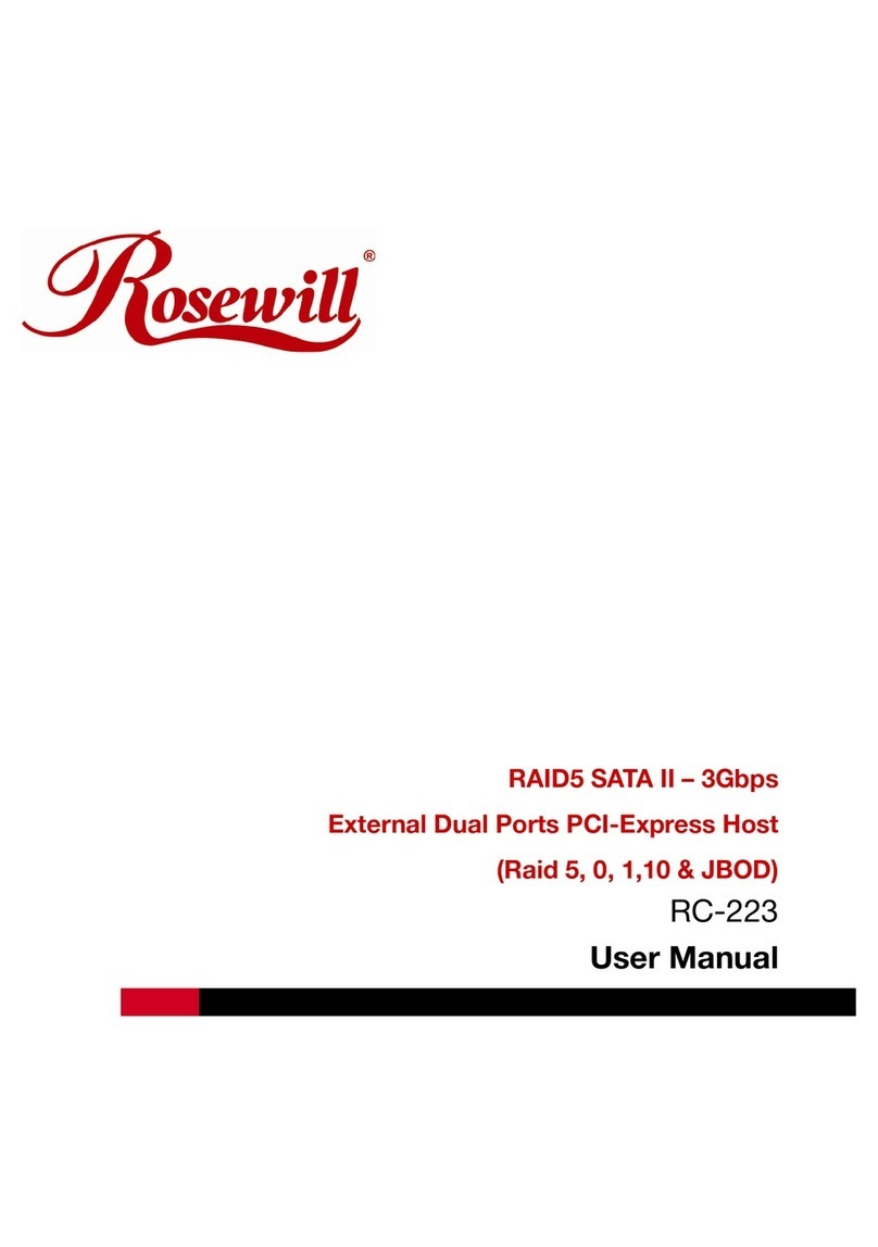 Rosewill RC-223 User manual Rosewill RC-223 User manual