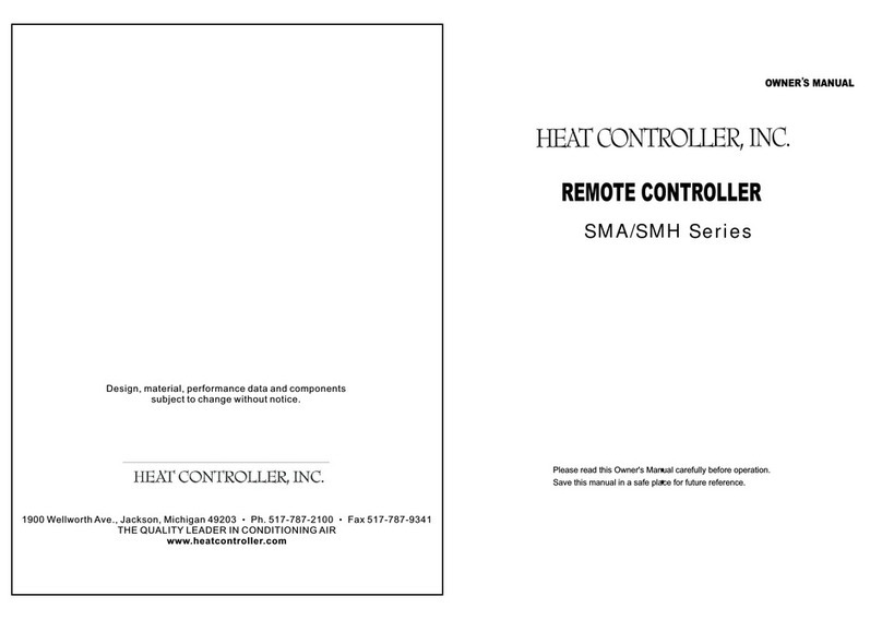 Heat Controller SMA Series User manual Heat Controller SMA Series User manual