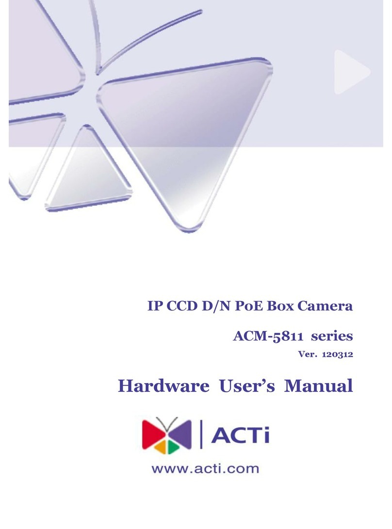ACTi ACM-5801 Instructions for use