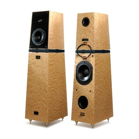 Verity Audio Parsifal Ovation R 2.0 owner's manual