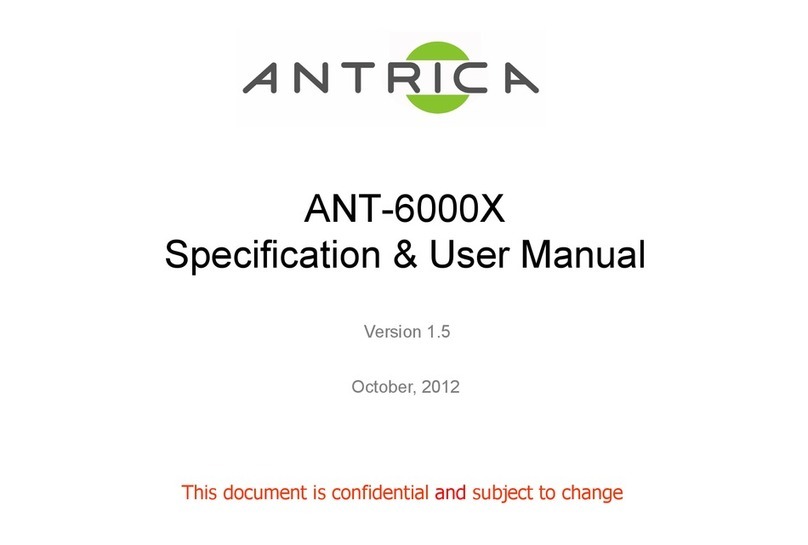 Antrica ANT-6000E Specification & user manual