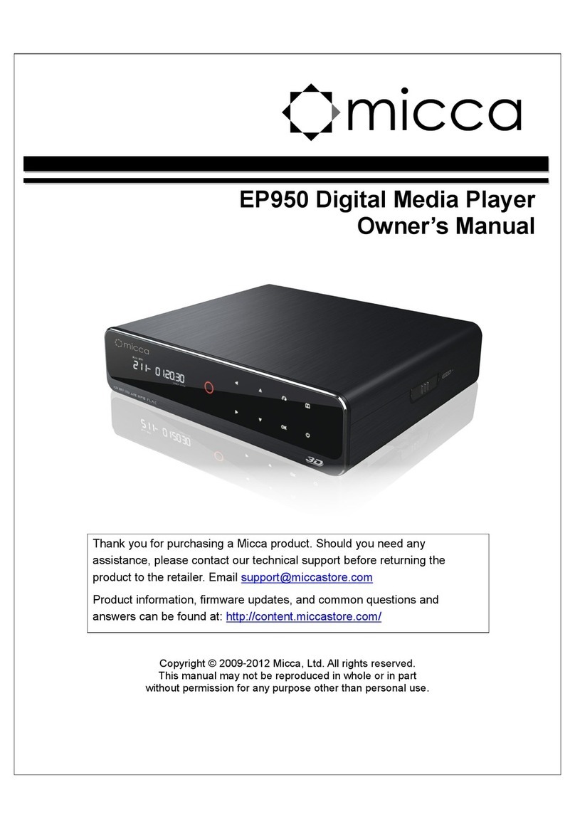 Micca EP950 User manual