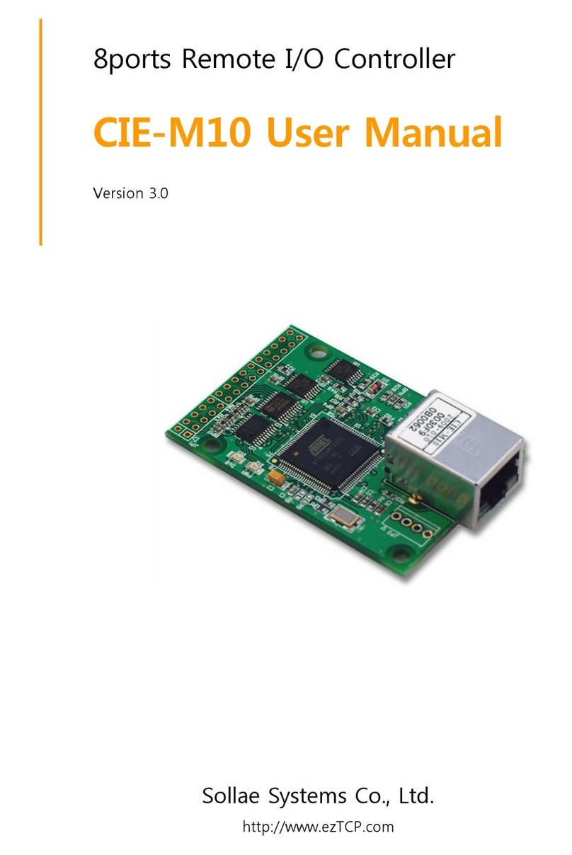 Sollae Systems CIE-M10 User manual