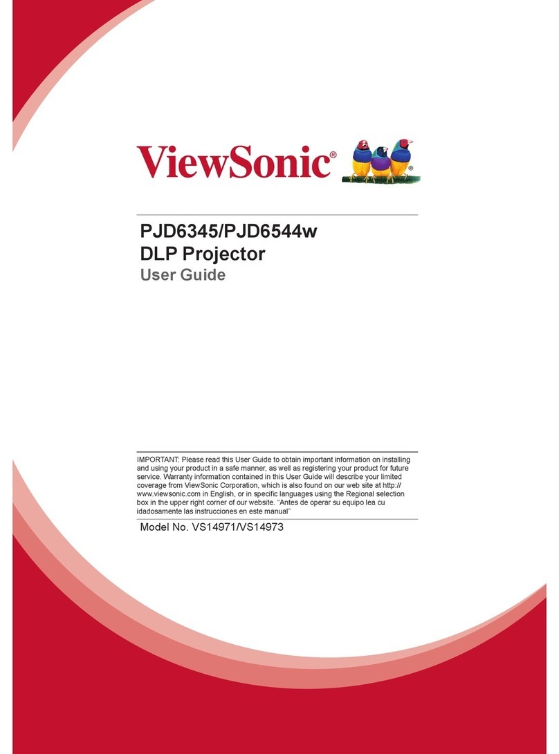 ViewSonic PJD6345 User manual