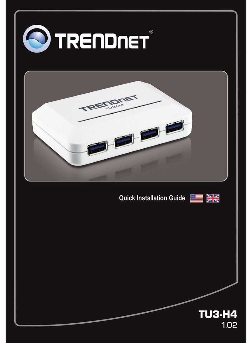 TRENDnet TU3-H4 User manual TRENDnet TU3-H4 User manual