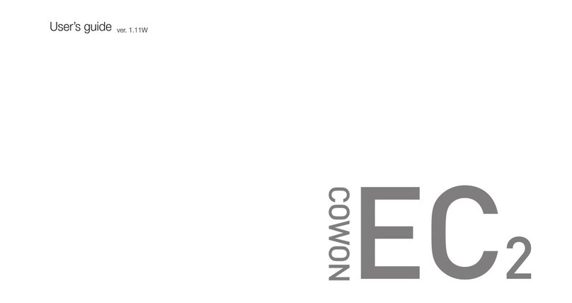 Cowon EC2 user guide