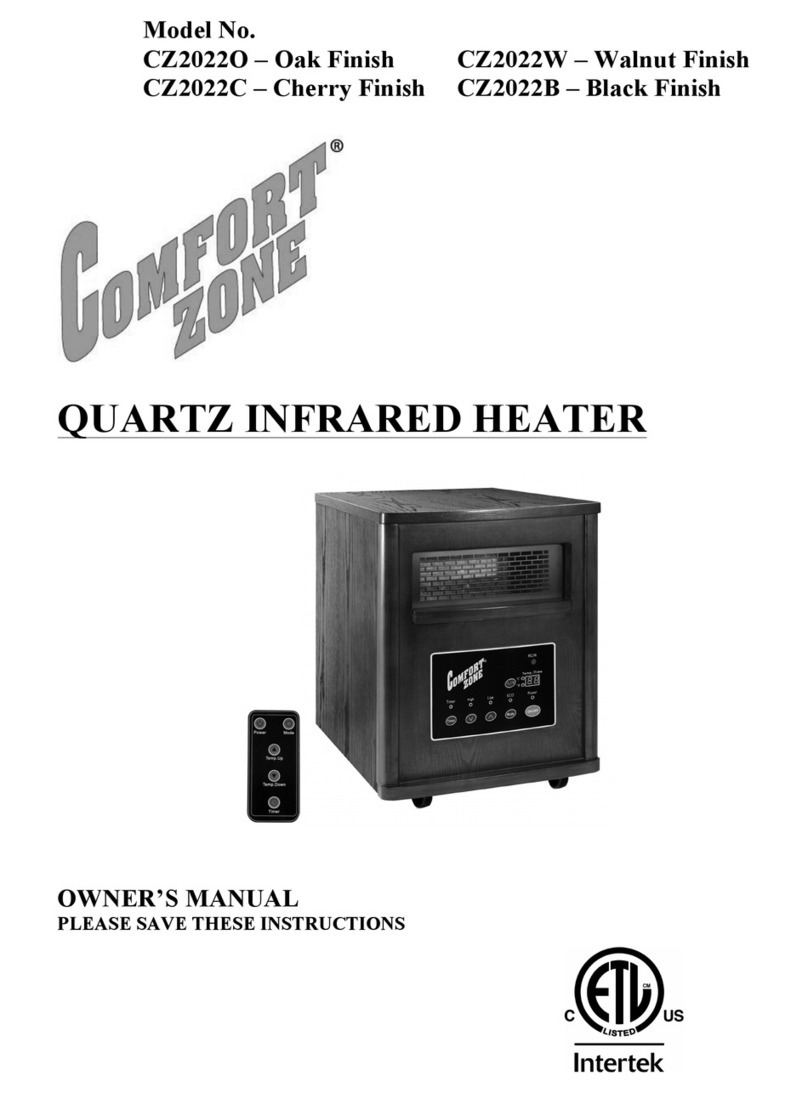 Comfort Zone CZ2022O User manual