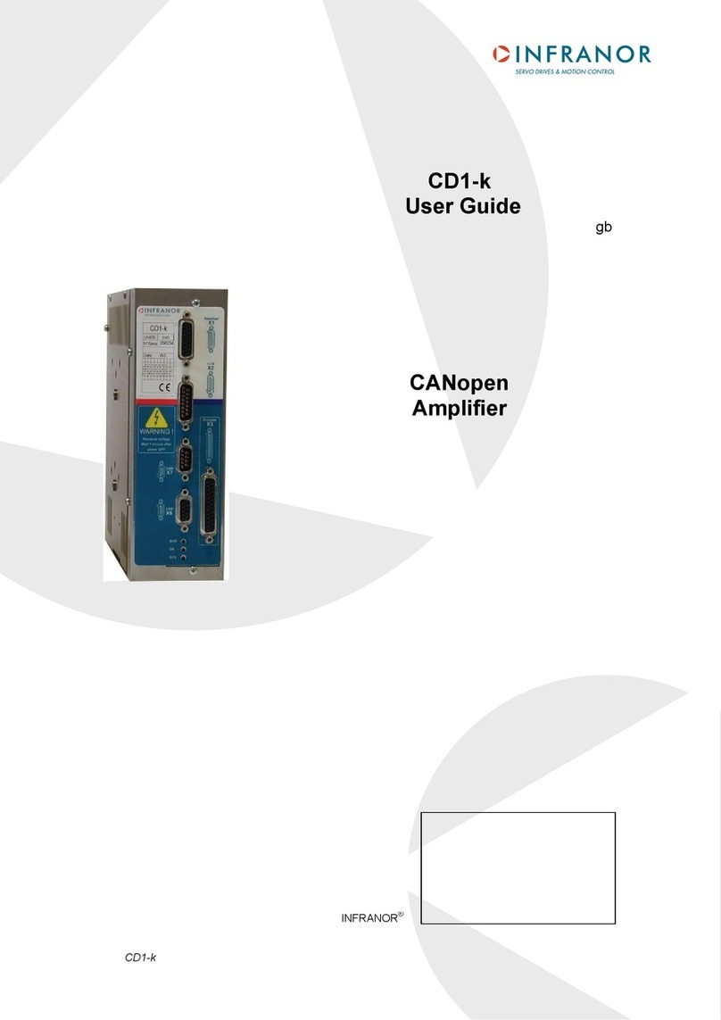 Infranor CD1-k user guide