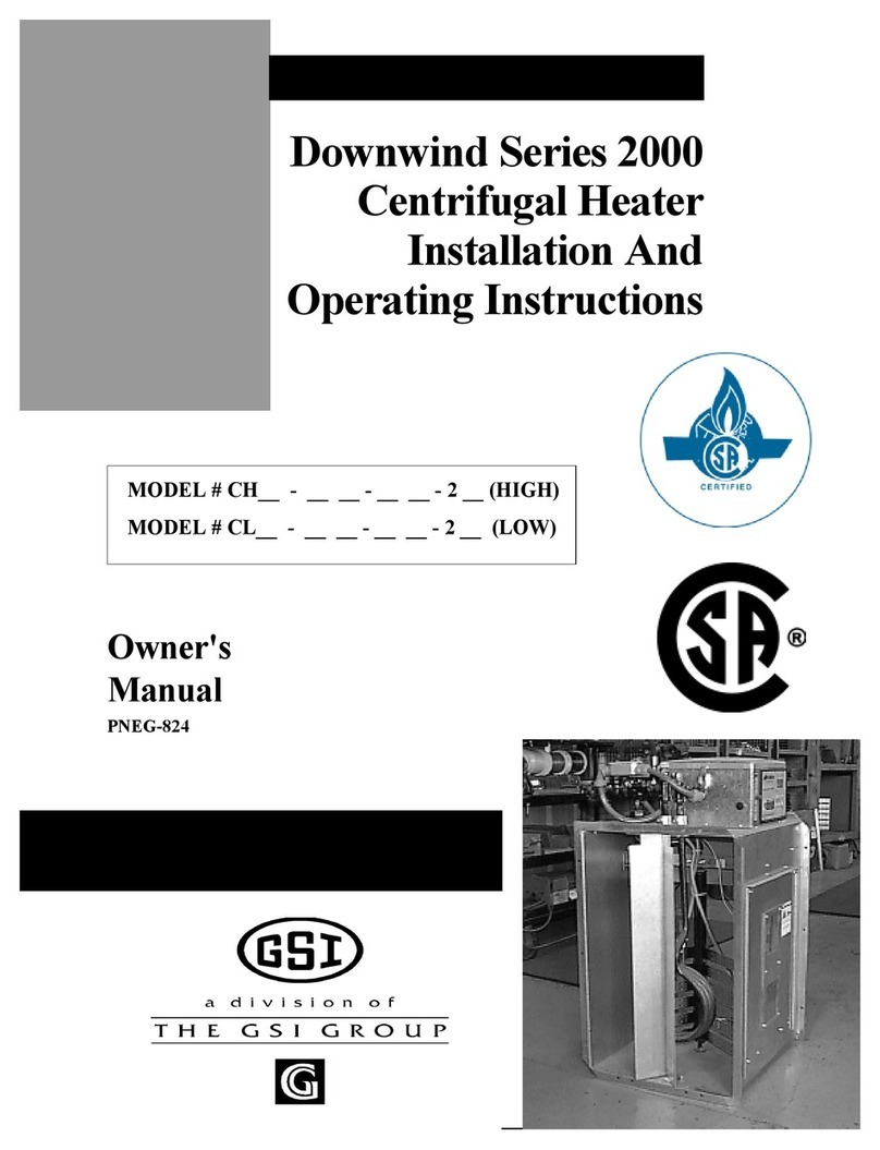 GSI Group 2000 Series Installation and operating instructions