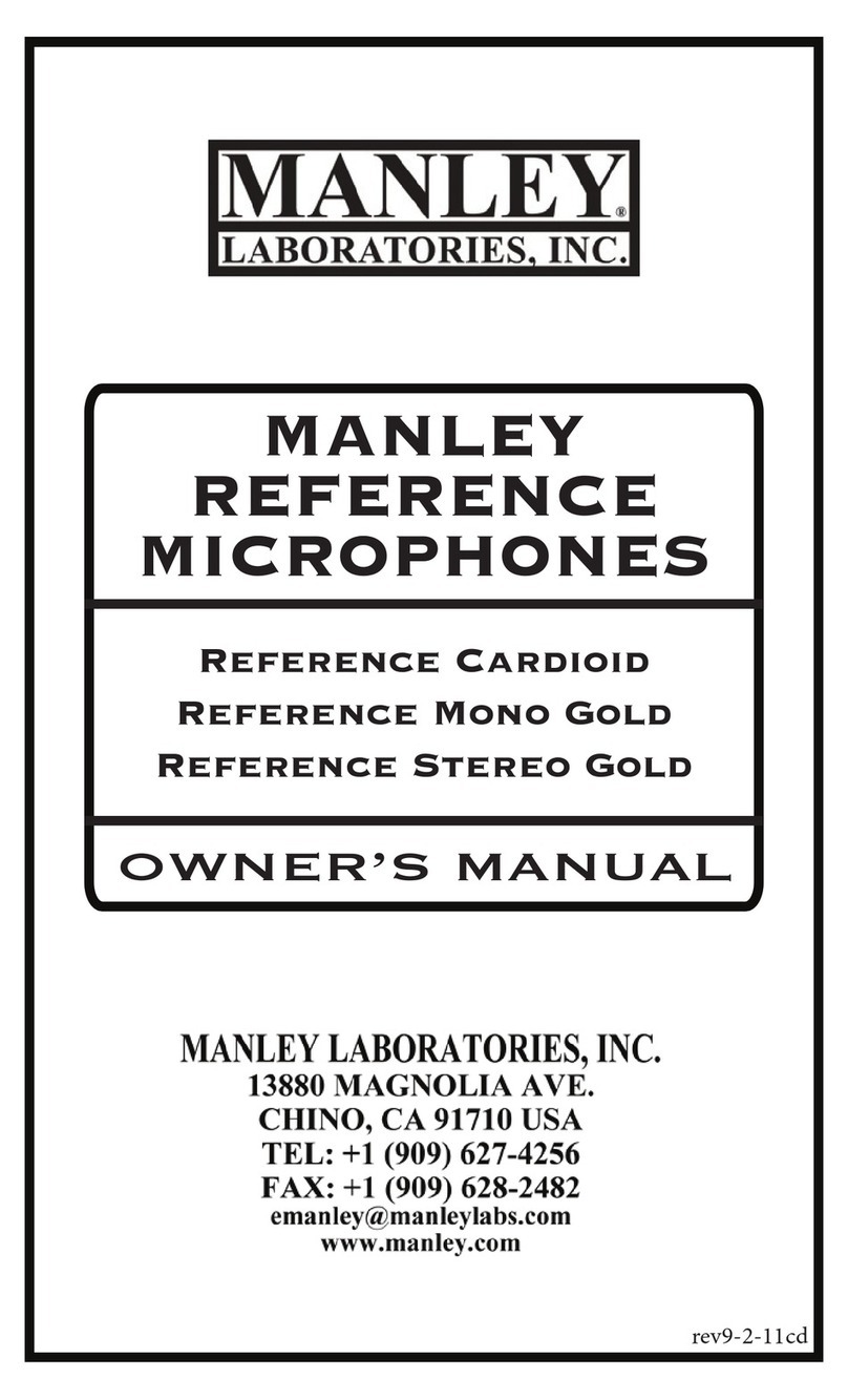 Manley Cardioid owner's manual