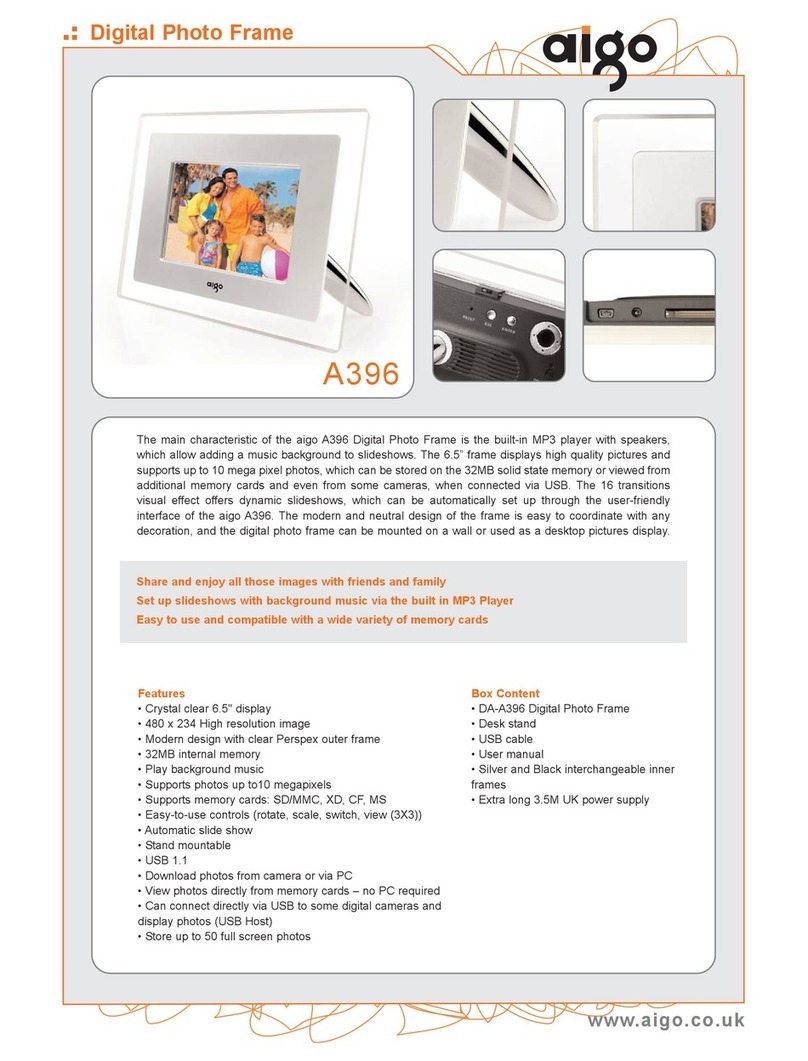 Aigo A396 Specifications