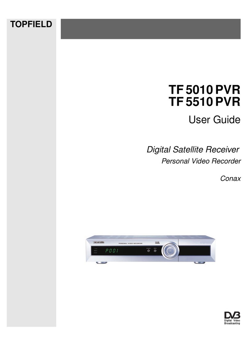 Topfield TF 5510 PVR User manual Topfield TF 5510 PVR User manual