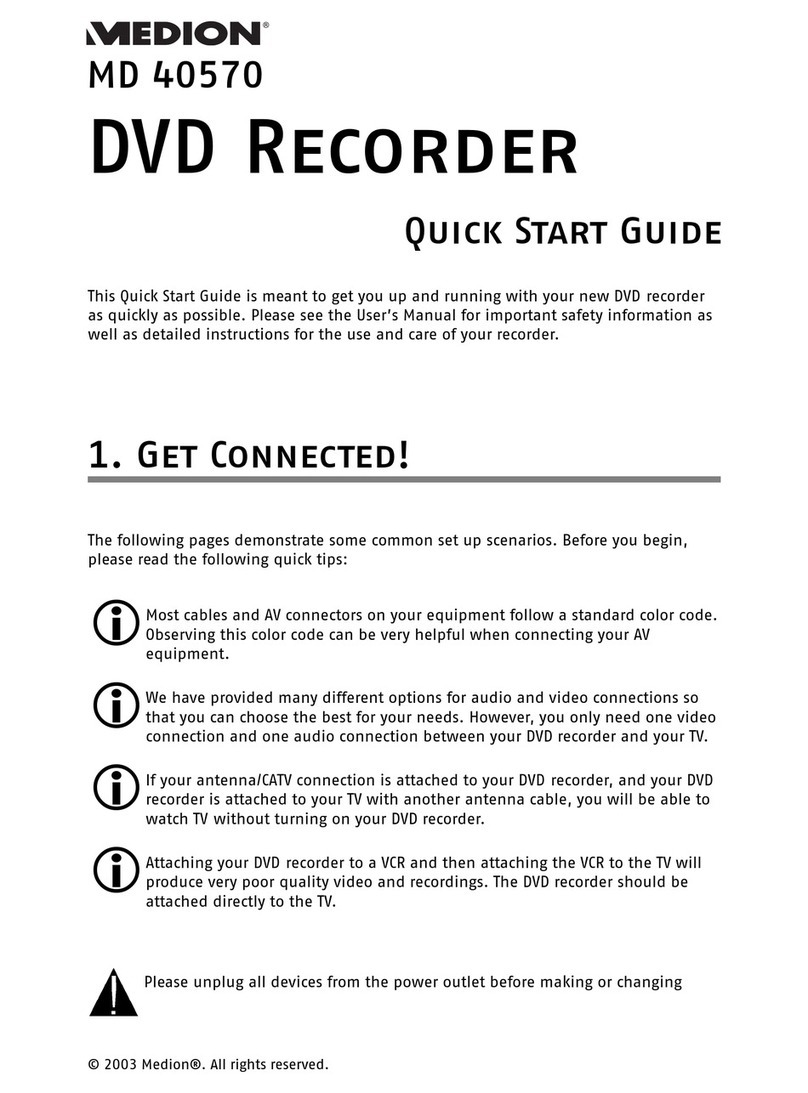 Medion MD 40570 quick start guide