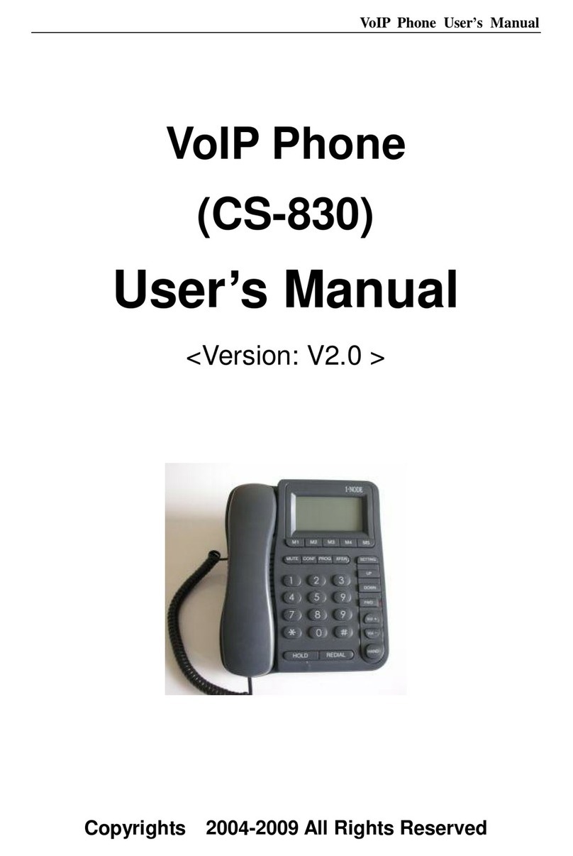 Proolin VoIP Tech CS-830 user manual
