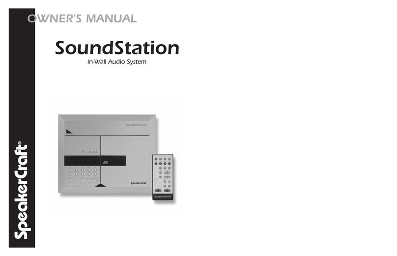 SpeakerCraft SoundStation owner's manual