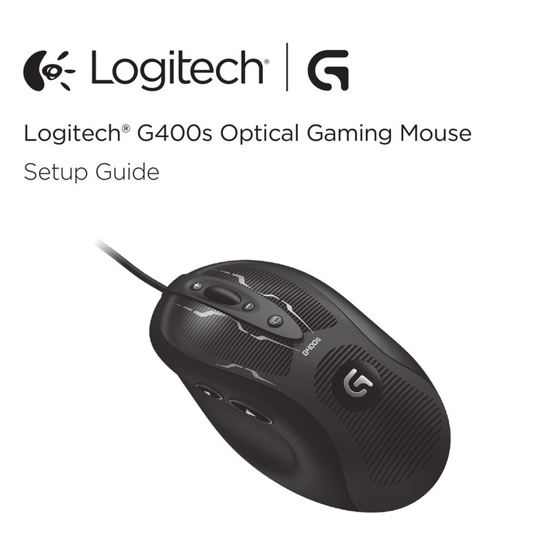 Logitech G400s User manual Logitech G400s User manual
