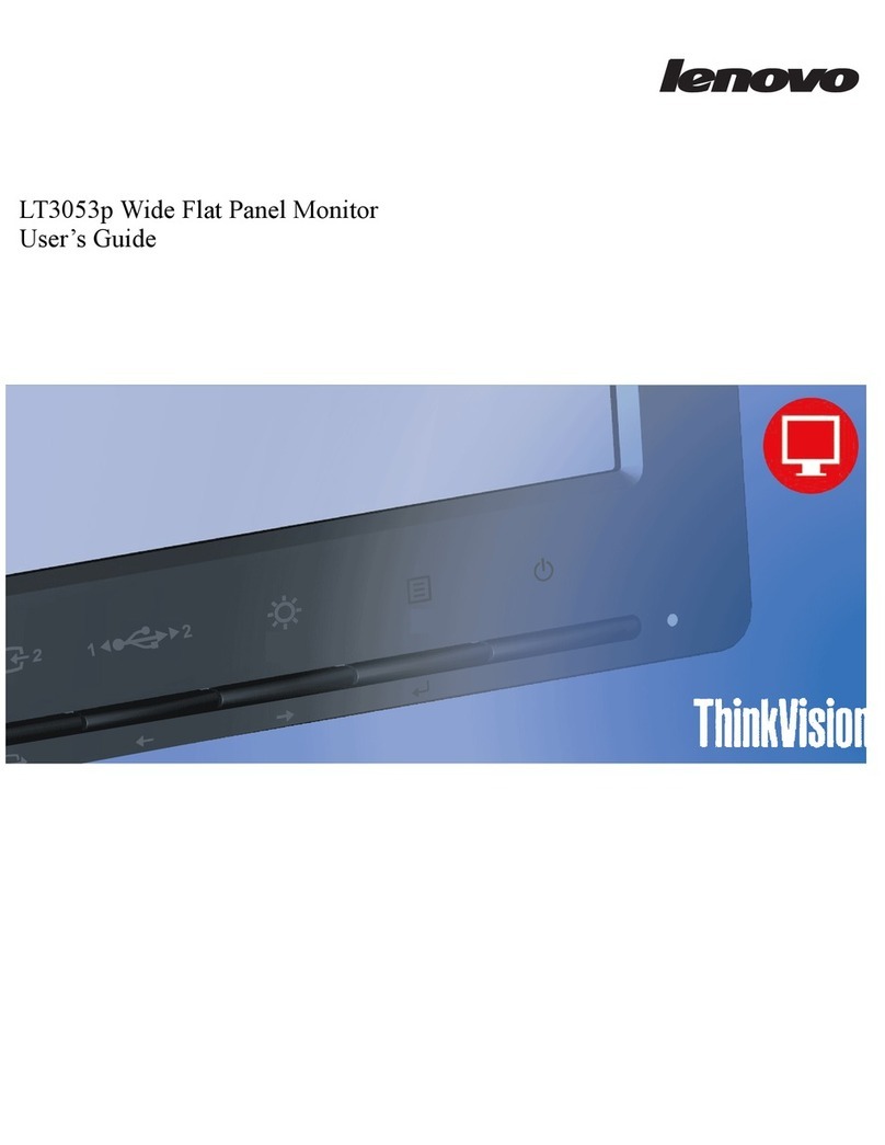 Lenovo ThinkVision LT3053p Wide User manual