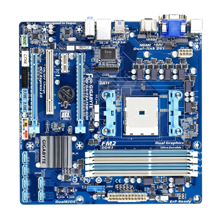 Gigabyte GA-F2A75-D3H user manual