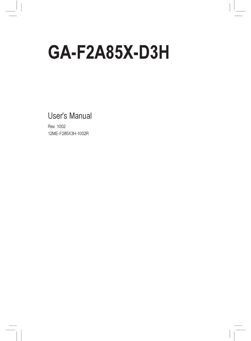 Gigabyte GA-F2A85X-D3H User manual