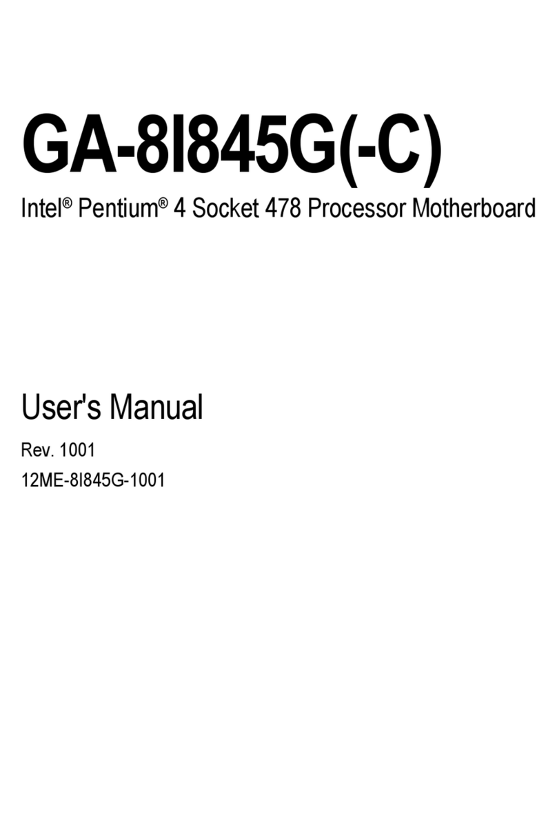 Gigabyte GA-8I845G User manual