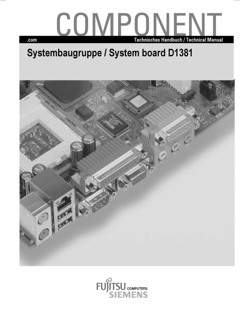 Fujitsu Siemens Computers D1381 Technical manual