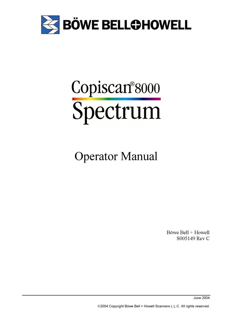 Bell and Howell 8000 Operator's manual