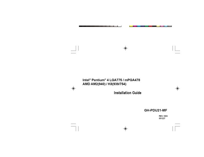 Gigabyte GH-PDU21-MF User manual