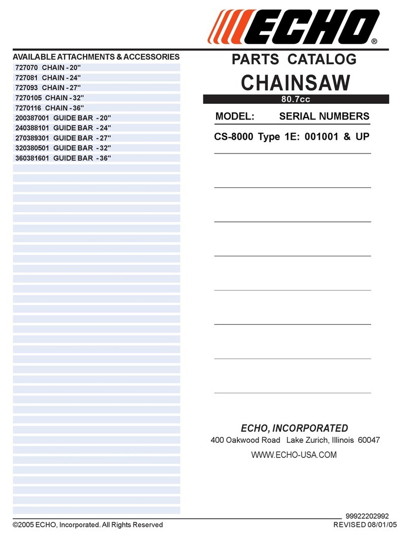 Echo CS-8000 Instruction Manual