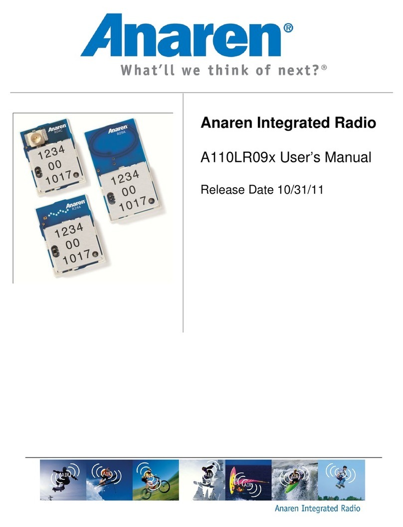 Anaren A110LR09x user manual