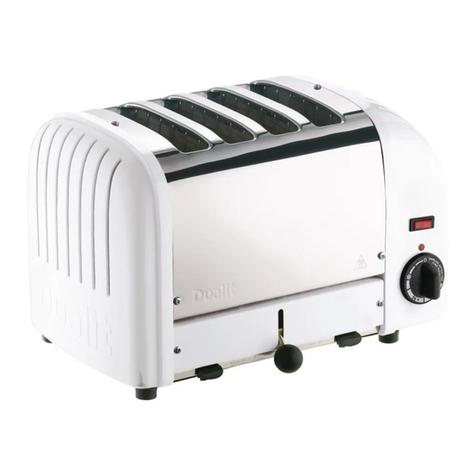 Dualit Vario Toaster Instruction manual & guarantee